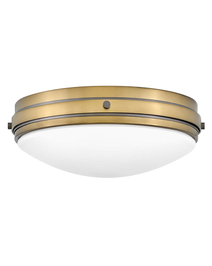 Foyer Oliver - Medium Flush Mount-Hinkley Lighting-HINKLEY-39053HB-Flush MountsHeritage Brass-4-France and Son