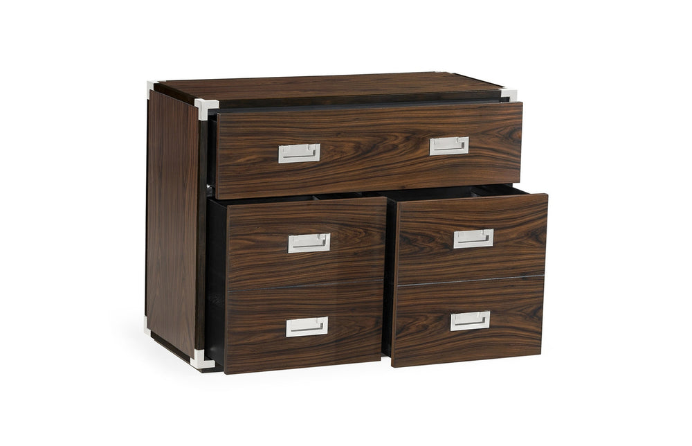 Campaign Style Dark Santos Rosewood Filing Cabinet-Jonathan Charles-JCHARLES-500234-SAD-File Storage-2-France and Son