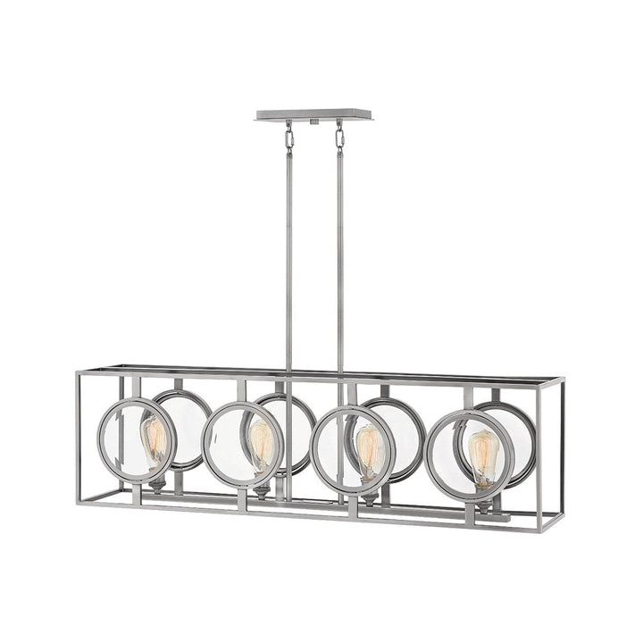 Fulham Chandelier Ceiling Light-Hinkley Lighting-HINKLEY-3926KZ-Chandeliers4 Light-Rectangle-Buckeye Bronze-1-France and Son