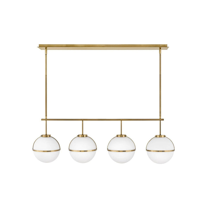 Chandelier Hollis - Four Light Linear-Hinkley Lighting-HINKLEY-39675HB-ChandeliersBrass-1-France and Son