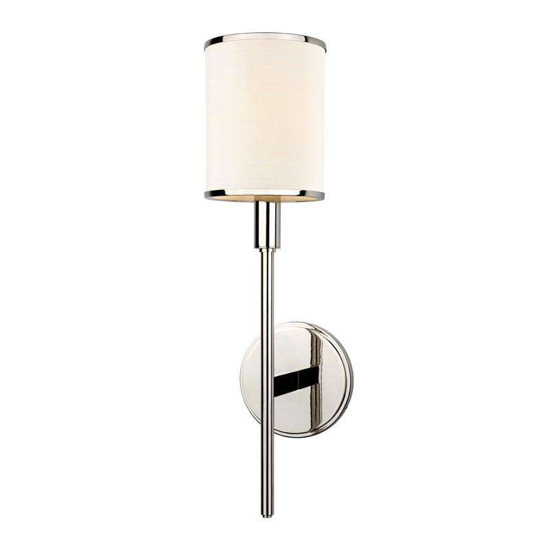 Aberdeen 1 Light Wall Sconce-Hudson Valley-HVL-621-PN-Wall LightingPolished Nickel-2-France and Son
