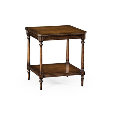 Victorian style walnut side table-Jonathan Charles-JCHARLES-494636-WAL-Side Tables-1-France and Son