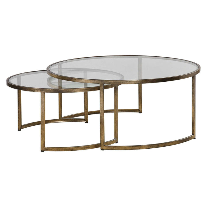 Rhea Nested Coffee Tables S/2-Uttermost-UTTM-24747-Coffee Tables-1-France and Son
