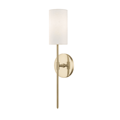 Olivia 1 Light Wall Sconce Tall-Mitzi-HVL-H223101-AGB-Wall LightingAged Brass-1-France and Son