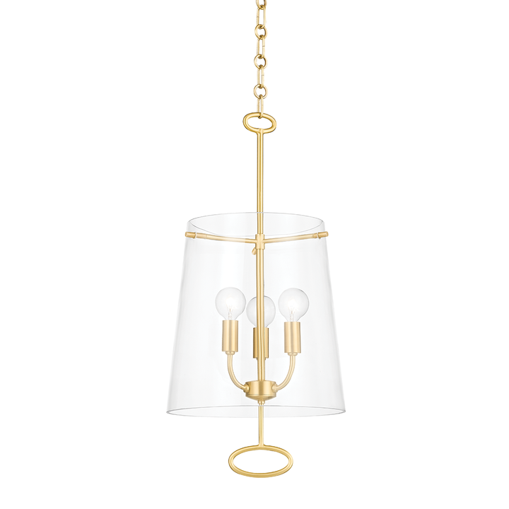 James - 3 Light Pendant-Hudson Valley-HVL-4711-AGB-PendantsAged Brass-1-France and Son