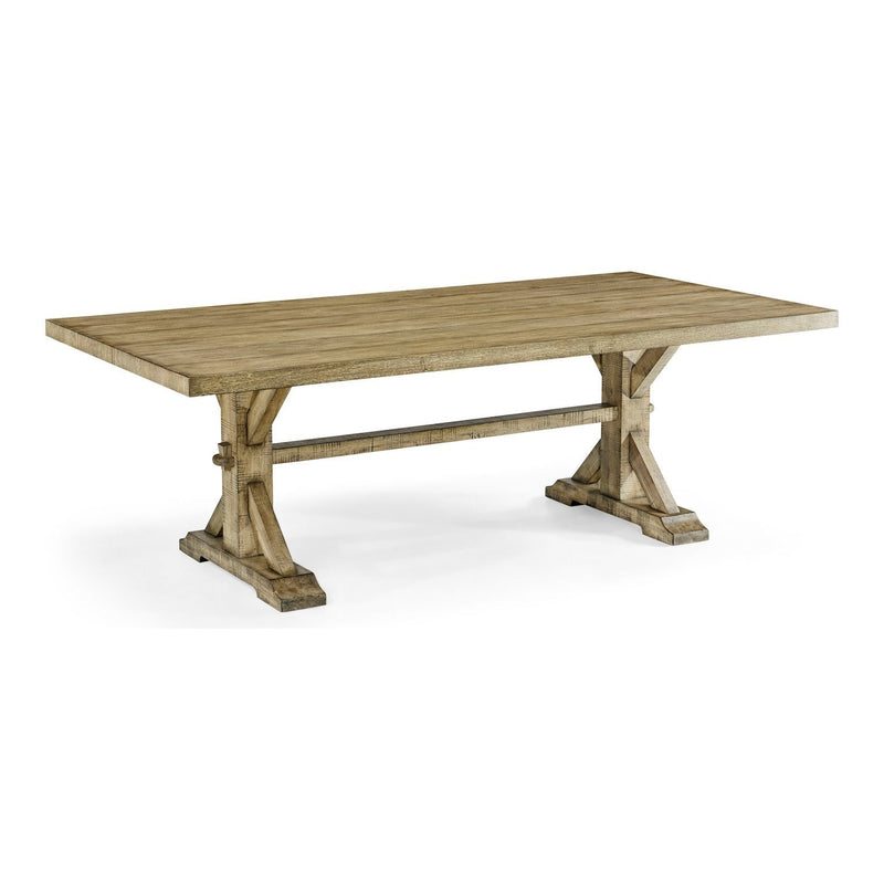 Solid Wood Dining Table-Jonathan Charles-JCHARLES-491059-90L-CFW-Dining TablesCountry Walnut-90"-4-France and Son