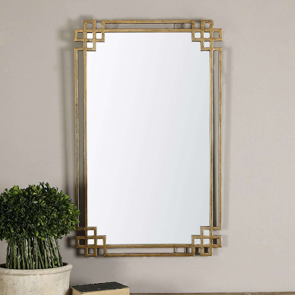 Devoll Antique Gold Mirror-Uttermost-UTTM-12930-Mirrors-2-France and Son
