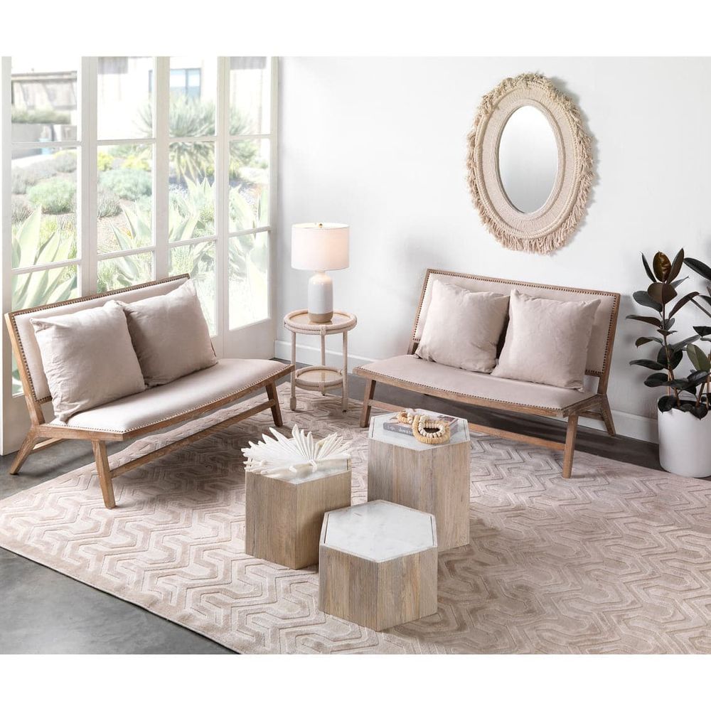 Argan Hexagon Table-Jamie Young-JAMIEYO-20ARGA-SMWH-Side Tables-2-France and Son