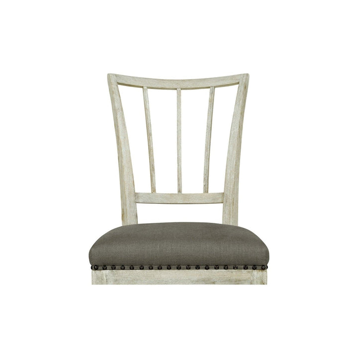 Lucillo Washed Acacia Carver Side Chair-Jonathan Charles-JCHARLES-530204-SC-WAA-Dining ChairsFabric-4-France and Son
