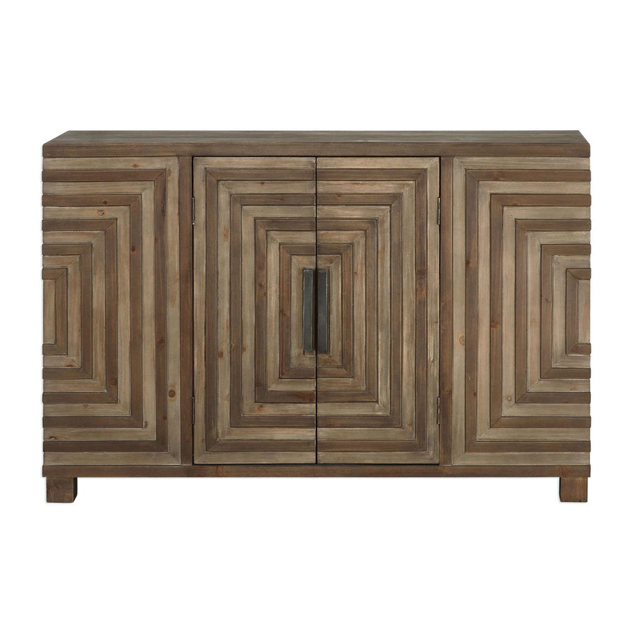 Layton Geometric Console Cabinet-Uttermost-UTTM-24773-Sideboards & Credenzas-1-France and Son