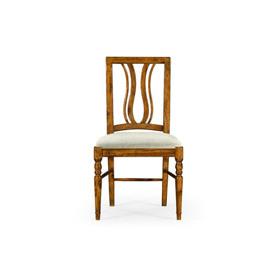 Curved Back Side Chair-Jonathan Charles-JCHARLES-491102-SC-CFW-F400-Dining ChairsCountry Walnut & Shambala-8-France and Son