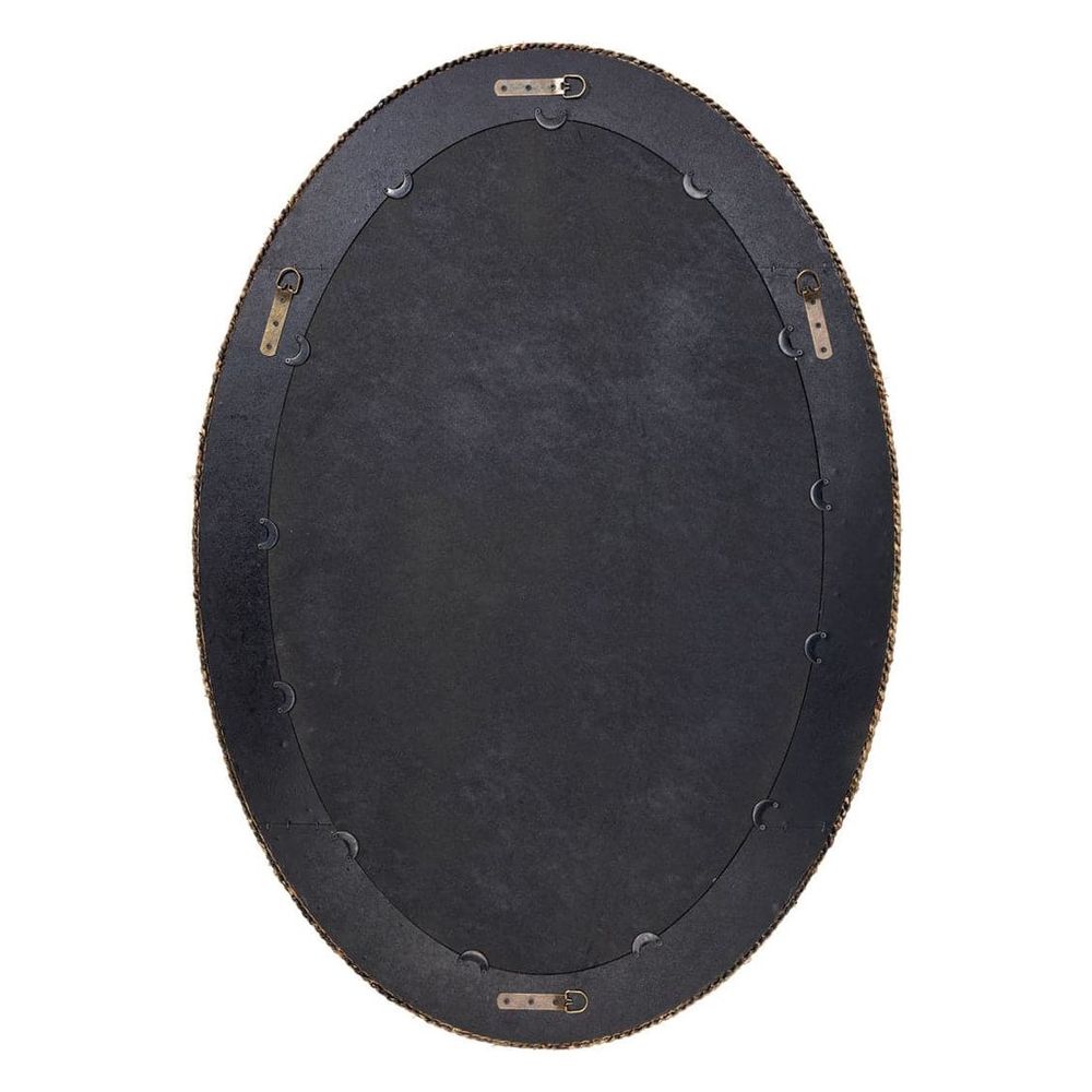 Lark Braided Oval Mirror-Jamie Young-JAMIEYO-LS6LARKOVNA-Mirrors-3-France and Son