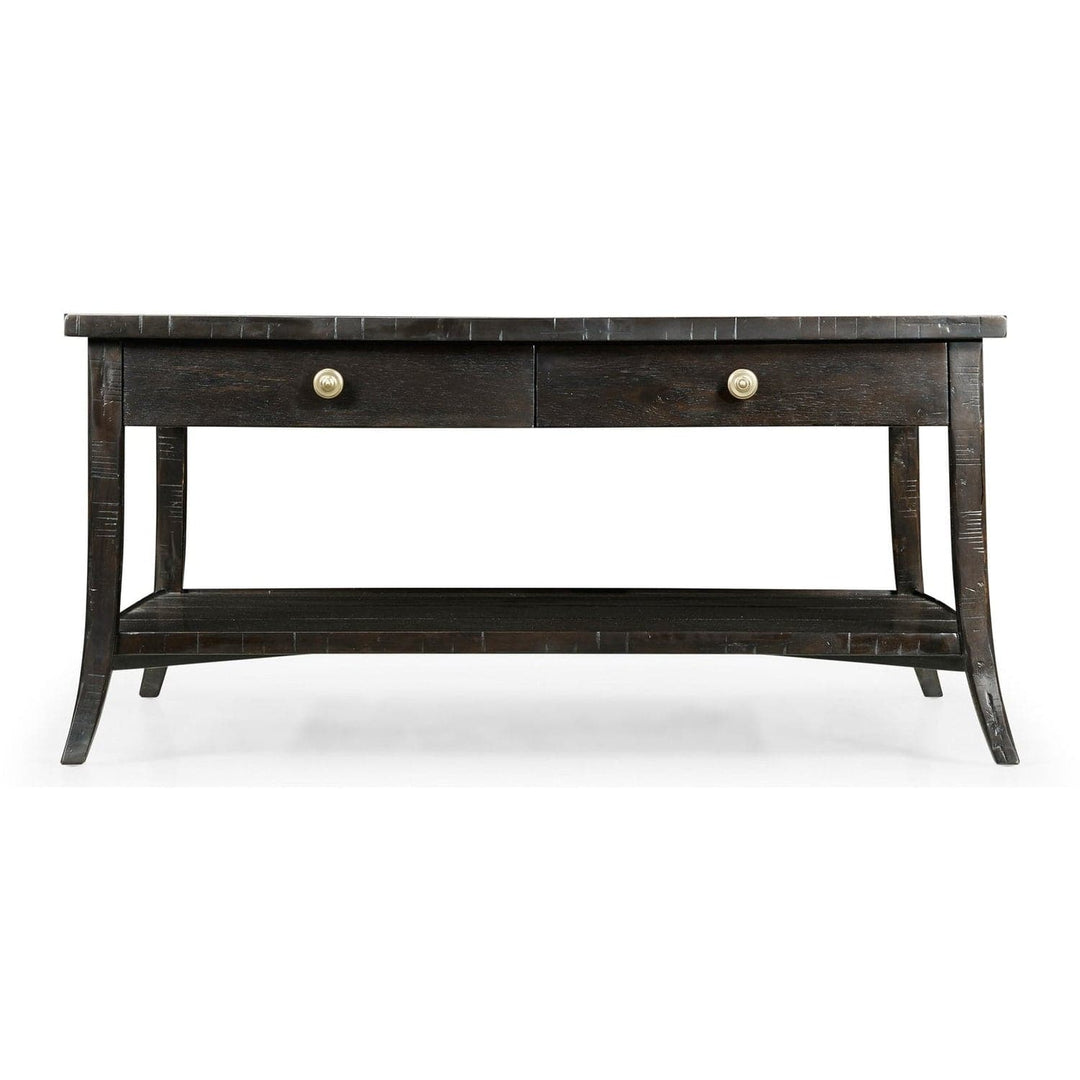 Square Coffee Table-Jonathan Charles-JCHARLES-491041-CFW-Coffee TablesCountry Walnut-17-France and Son