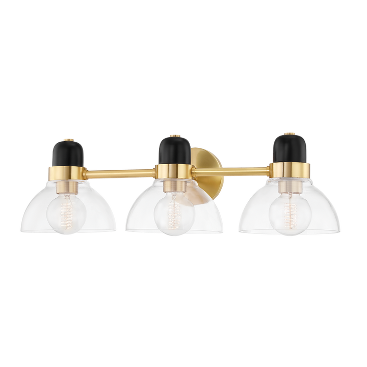 Camile 3 Light Bath Bracket-Mitzi-HVL-H482303-AGB-Bathroom LightingAged Brass-1-France and Son