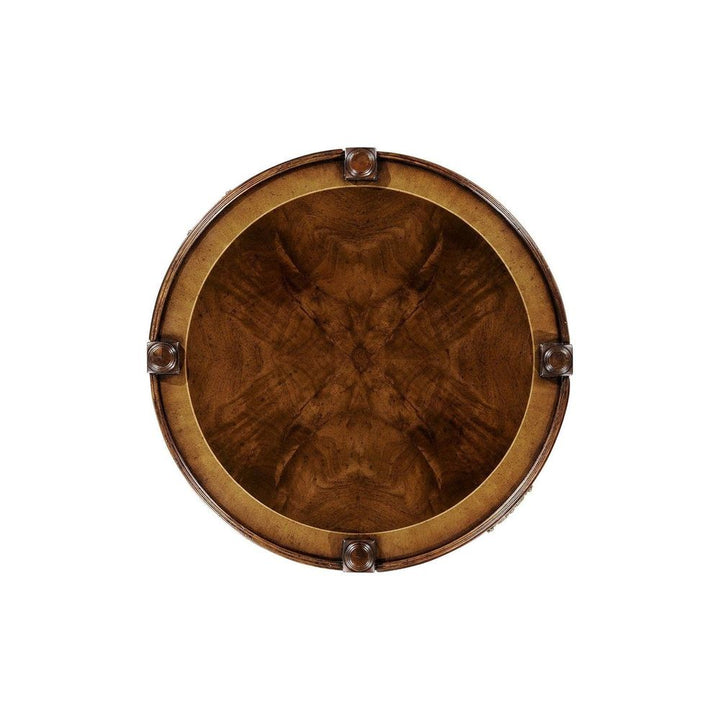 Regency Mahogany Round Side Table-Jonathan Charles-JCHARLES-492399-MAH-Side Tables-3-France and Son
