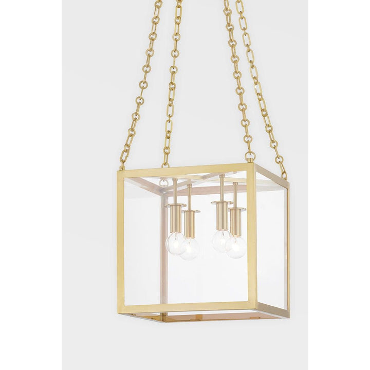 Catskill 8 Light Large Pendant-Hudson Valley-HVL-4124-AGB-PendantsAged Brass-4-France and Son