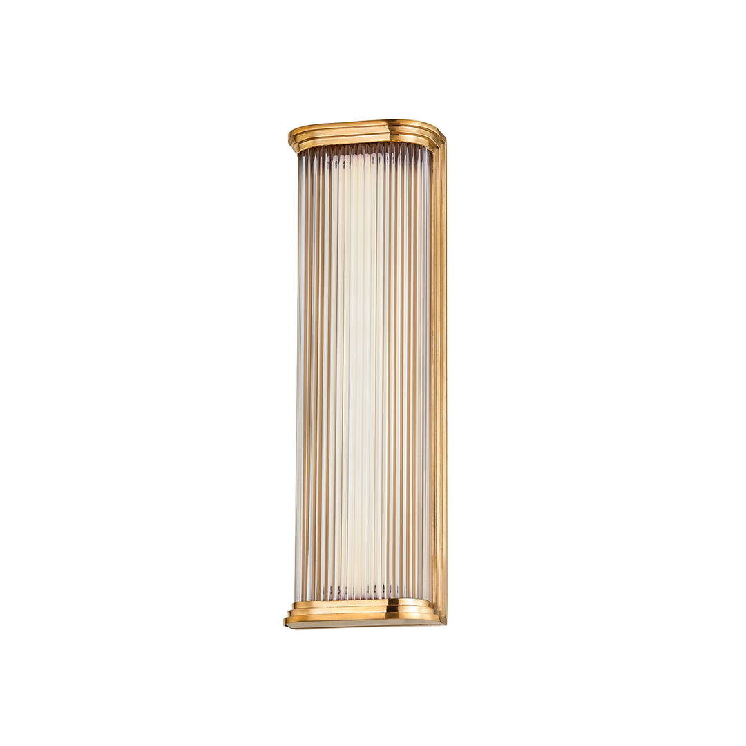 Newburgh 1 Light Wall Sconce-Hudson Valley-HVL-2217-AGB-Wall LightingSmall-Aged Brass-3-France and Son