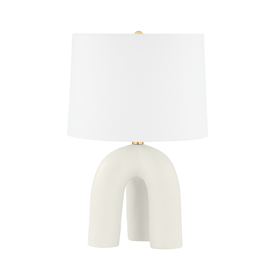 Mills Pond - 1 Light Table Lamp-Hudson Valley-HVL-L1604-AGB/CSI-Table Lamps-1-France and Son