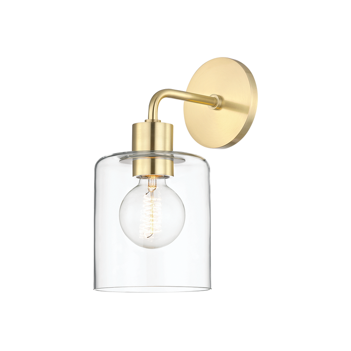 Neko 1 Light Wall Sconce-Mitzi-HVL-H108101-AGB-Wall LightingAged Brass-1-France and Son