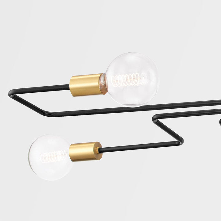 Jena 6 Light Flushmount-Mitzi-HVL-H488606L-AGB/TBK-Flush MountsAged Brass-4-France and Son