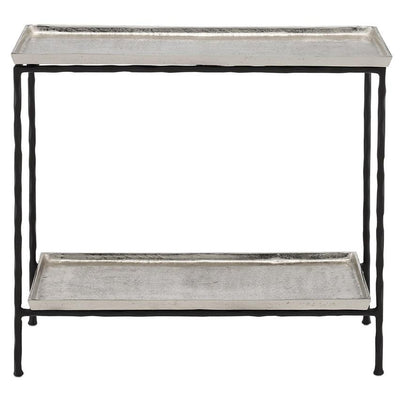 Boyles Side Table-Currey-CURY-4000-0060-Side TablesAntique Brass/Black-8-France and Son