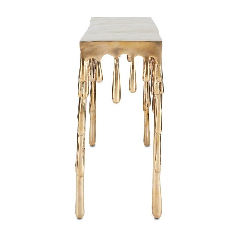 Liquid Gold Console Table-Currey-CURY-4000-0128-Console Tables-3-France and Son