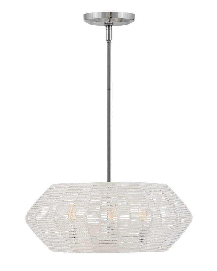 Luca Small Convertible Drum-Hinkley Lighting-HINKLEY-40383BLK-ChandeliersBlack-4-France and Son