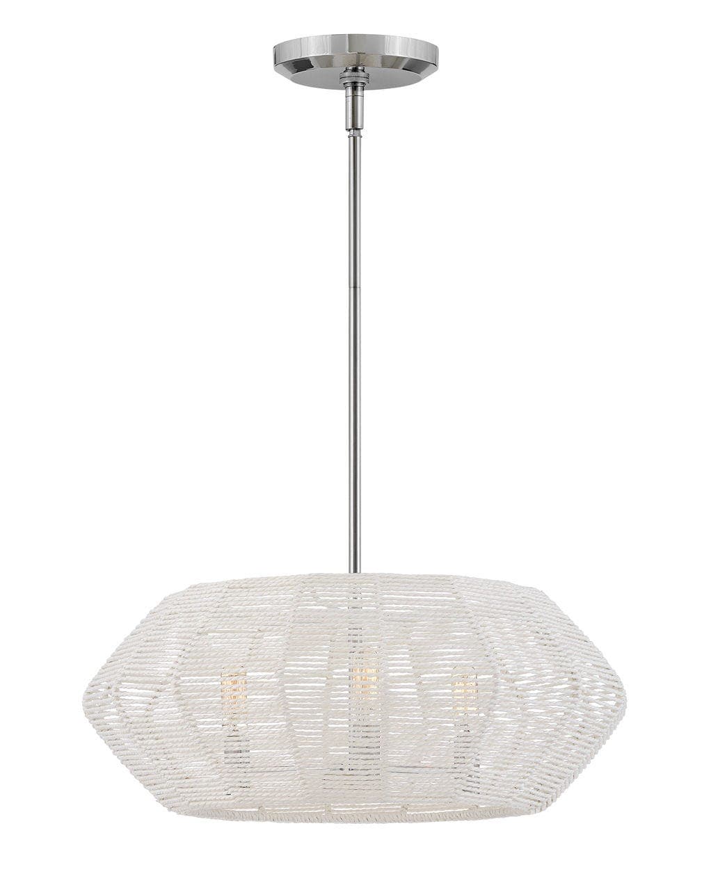 Luca Small Convertible Drum-Hinkley Lighting-HINKLEY-40383PCM-ChandeliersPolished Chrome-3-France and Son