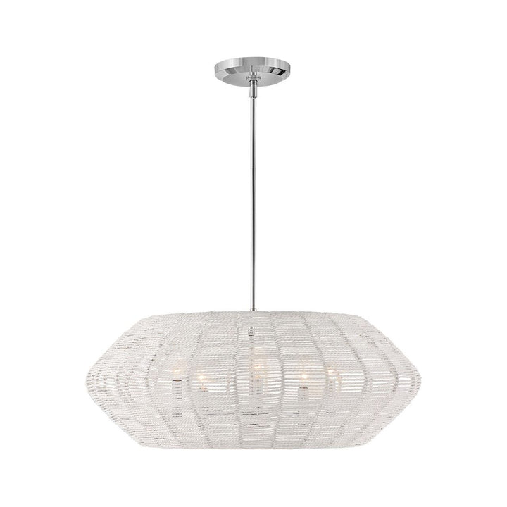 Chandelier Luca - Medium Convertible Drum-Hinkley Lighting-HINKLEY-40384PCM-ChandeliersChrome-2-France and Son