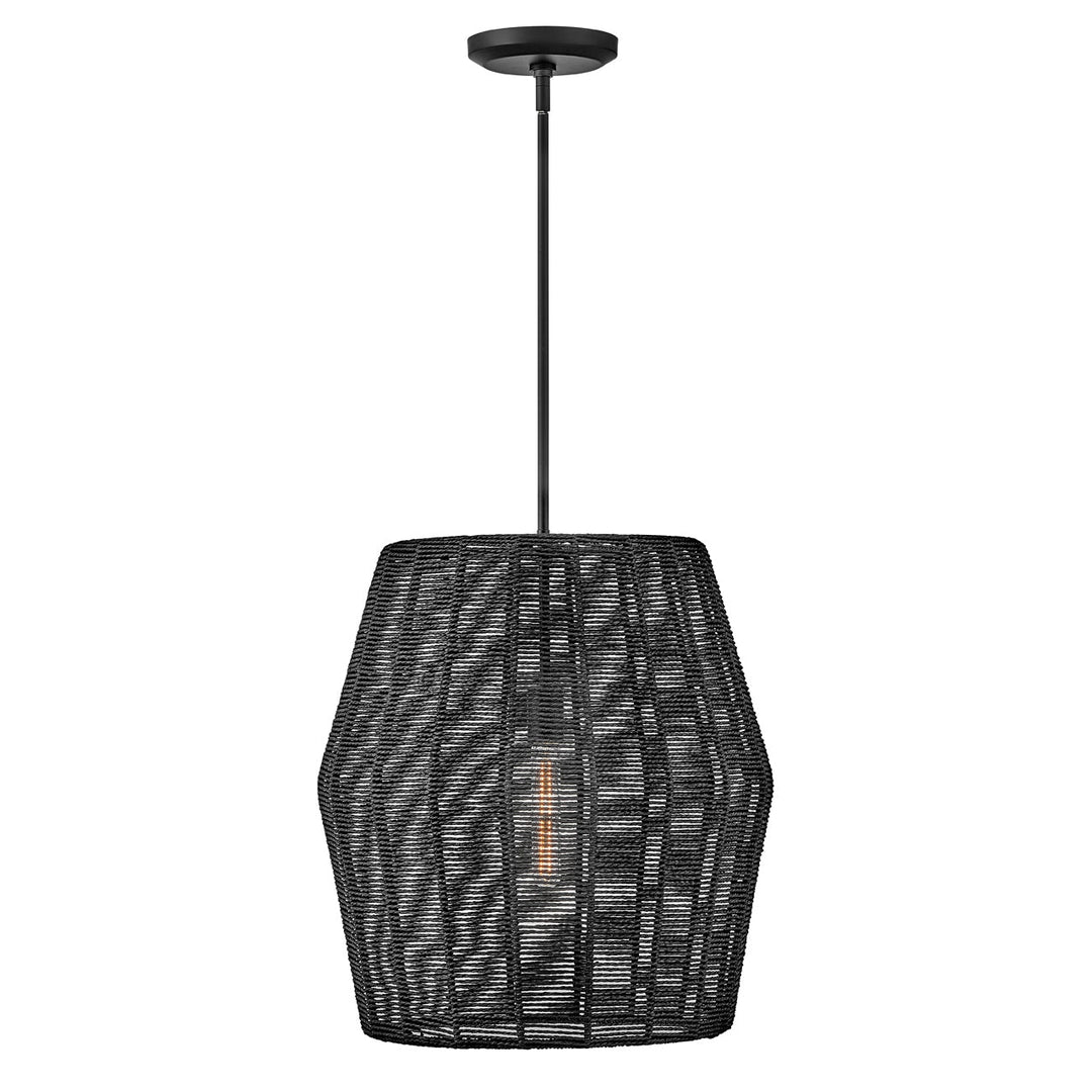 Luca Large Convertible Pendant-Hinkley Lighting-HINKLEY-40387BLK-PendantsBlack-1-France and Son