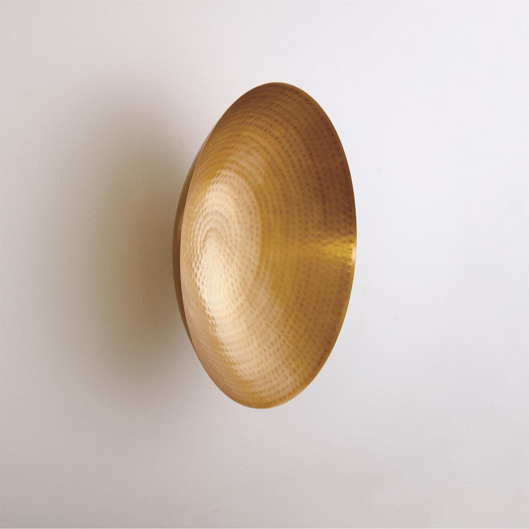 Indira Wall Bowl-Global Views-GVSA-7.90433-Wall DecorAntique Brass-Medium-7-France and Son