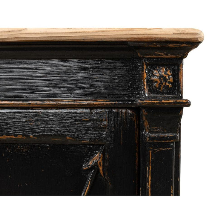 Marksman Sideboard-SARREID-SARREID-40426-2-Sideboards & CredenzasAntique Ebony-7-France and Son