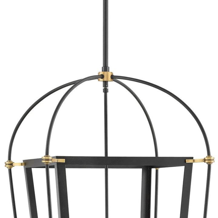 Chandelier Selby - Medium Open Frame-Hinkley Lighting-HINKLEY-4055BK-Chandeliers-2-France and Son