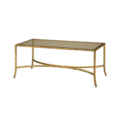 Gilt Twist Cocktail Table-Currey-CURY-4057-Coffee Tables-1-France and Son
