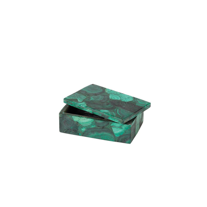 Malachite Stone Box-Global Views-GVSA-9.92374-Baskets & BoxesLarge-5-France and Son