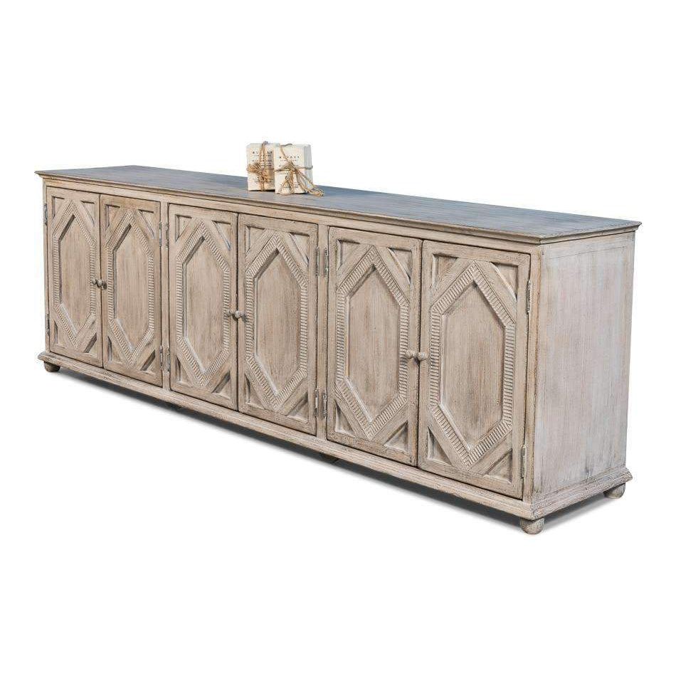 Six Diamonds Sideboard-SARREID-SARREID-40763-Sideboards & Credenzas-2-France and Son