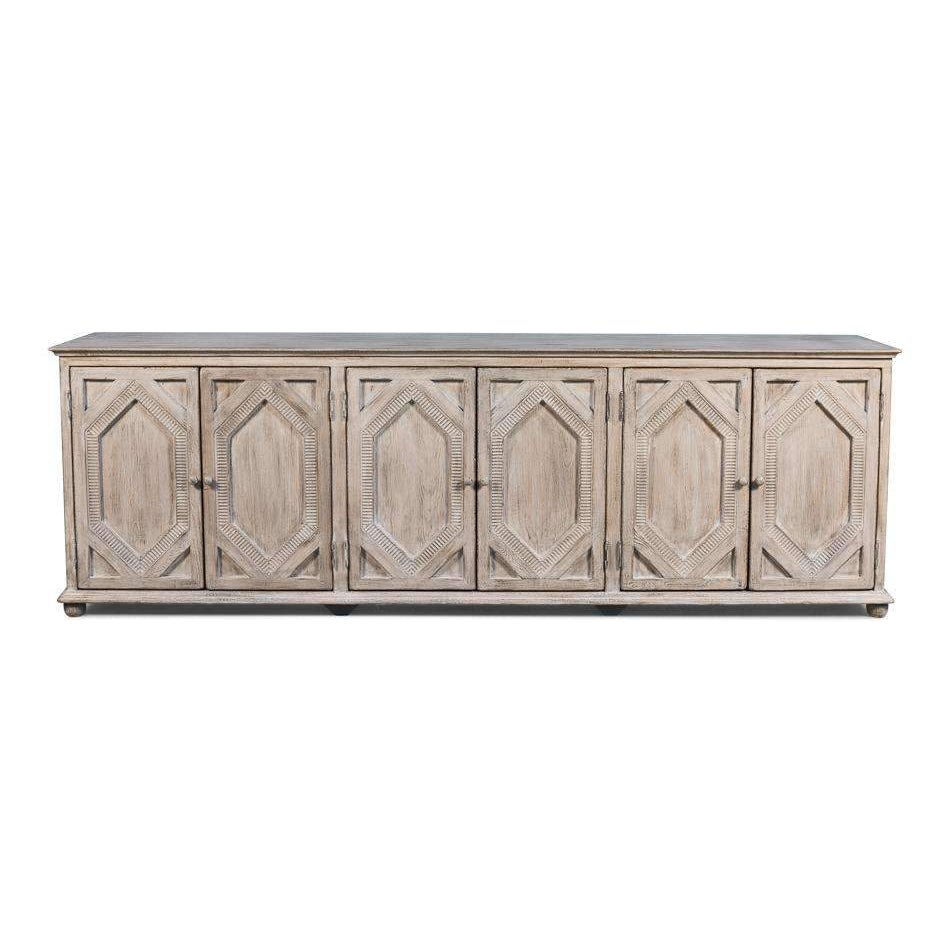 Six Diamonds Sideboard-SARREID-SARREID-40763-Sideboards & Credenzas-3-France and Son