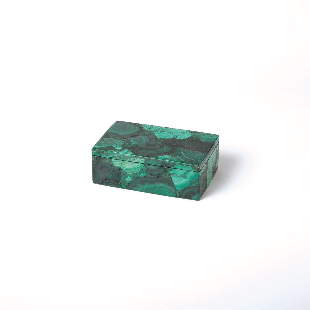 Malachite Stone Box-Global Views-GVSA-9.92375-Baskets & BoxesSmall-4-France and Son