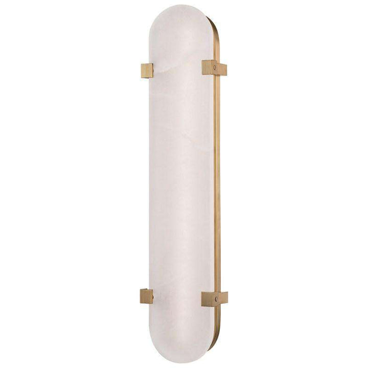 Skylar Led Wall Sconce-Hudson Valley-HVL-1125-AGB-Wall LightingLarge-Aged Brass-1-France and Son