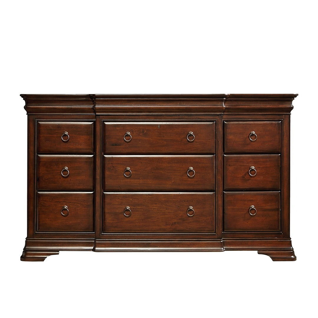 Reprise Dresser-Universal Furniture-UNIV-581040-DressersClassical Cherry-1-France and Son