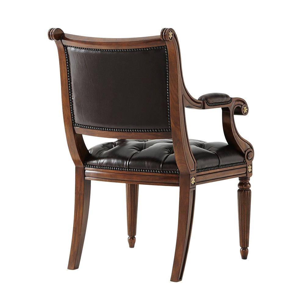 Northcote Accent Chair-Theodore Alexander-THEO-4100-522DC-Lounge Chairs-2-France and Son