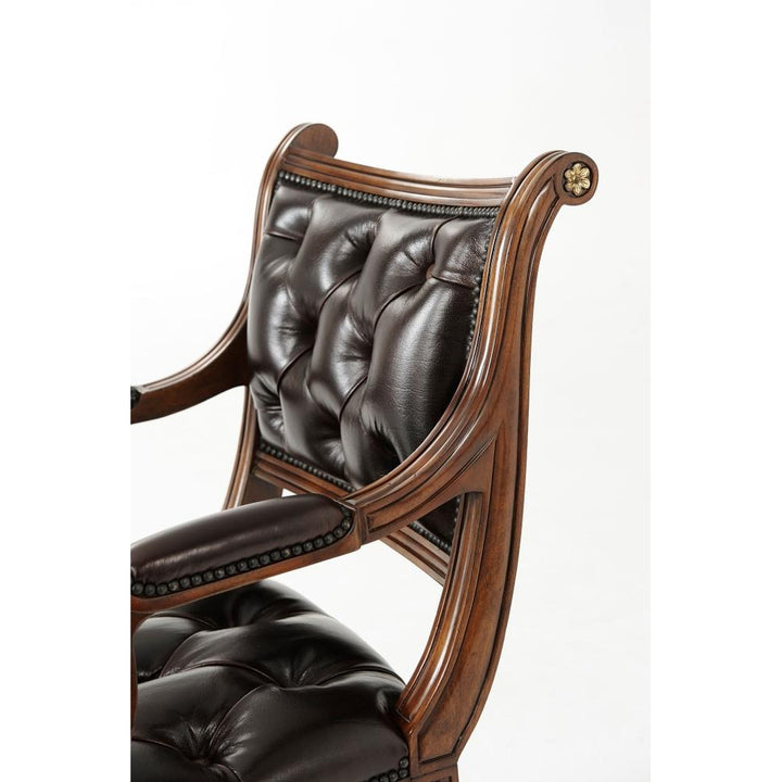 Northcote Accent Chair-Theodore Alexander-THEO-4100-522DC-Lounge Chairs-4-France and Son