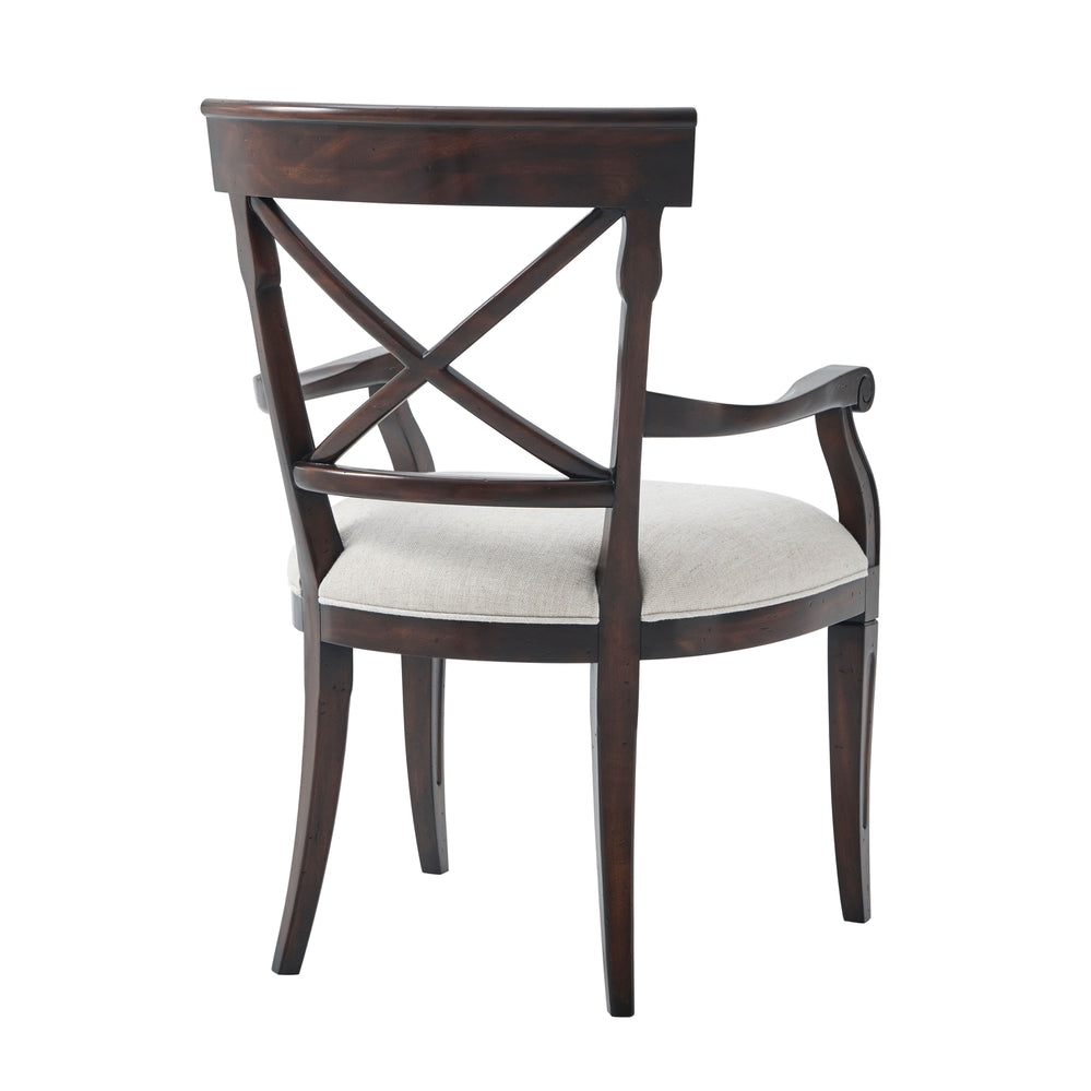 Brooksby Armchair - Set of 2-Theodore Alexander-THEO-4100-830.1AWK-Dining Chairs-2-France and Son