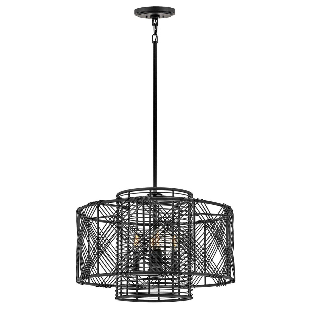 Pendant Nikko - Large Convertible Pendant-Hinkley Lighting-HINKLEY-41063BLK-PendantsBlack-1-France and Son