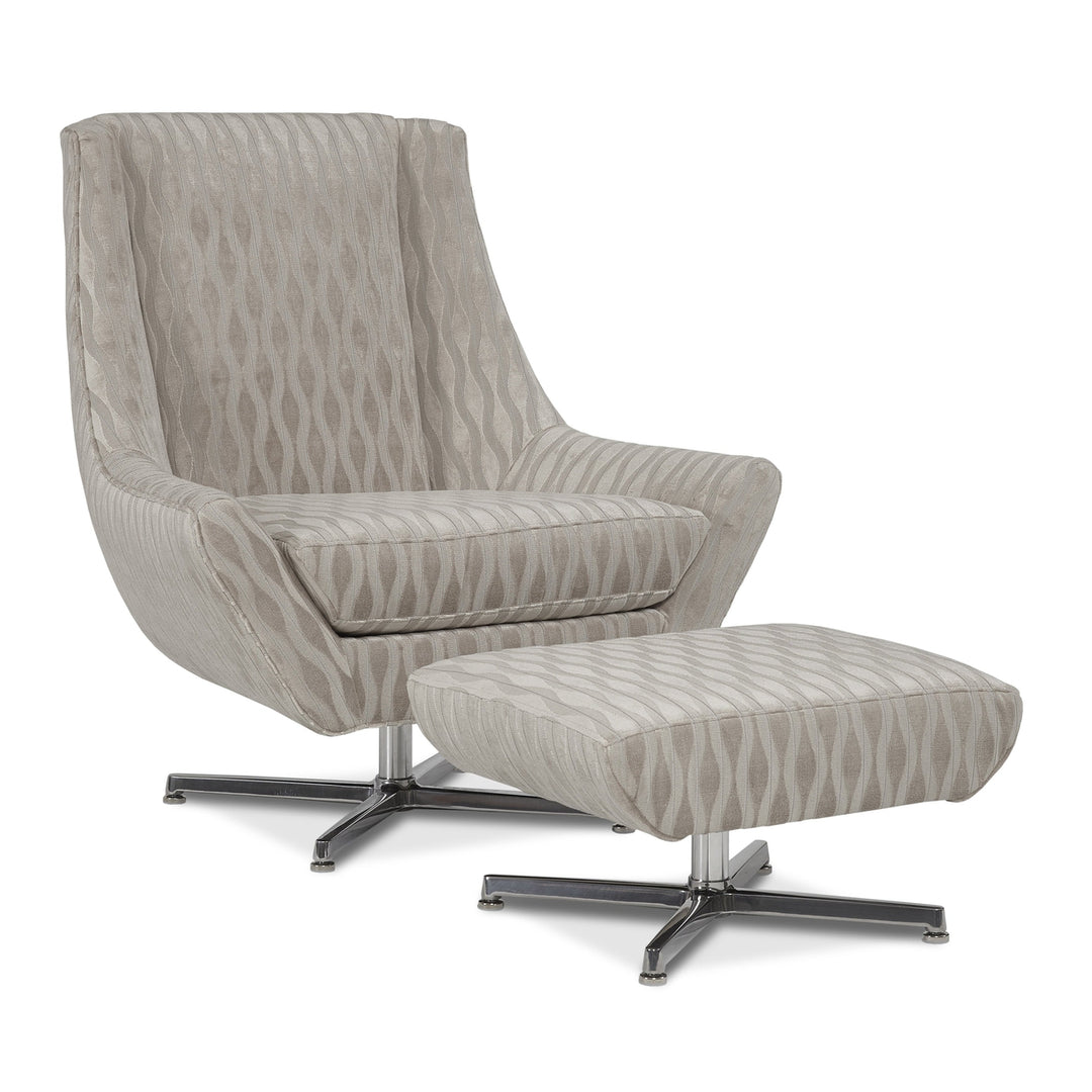 Jasper Swivel Chair-Precedent-Precedent-4113-C3-Lounge ChairsFabric-3-France and Son
