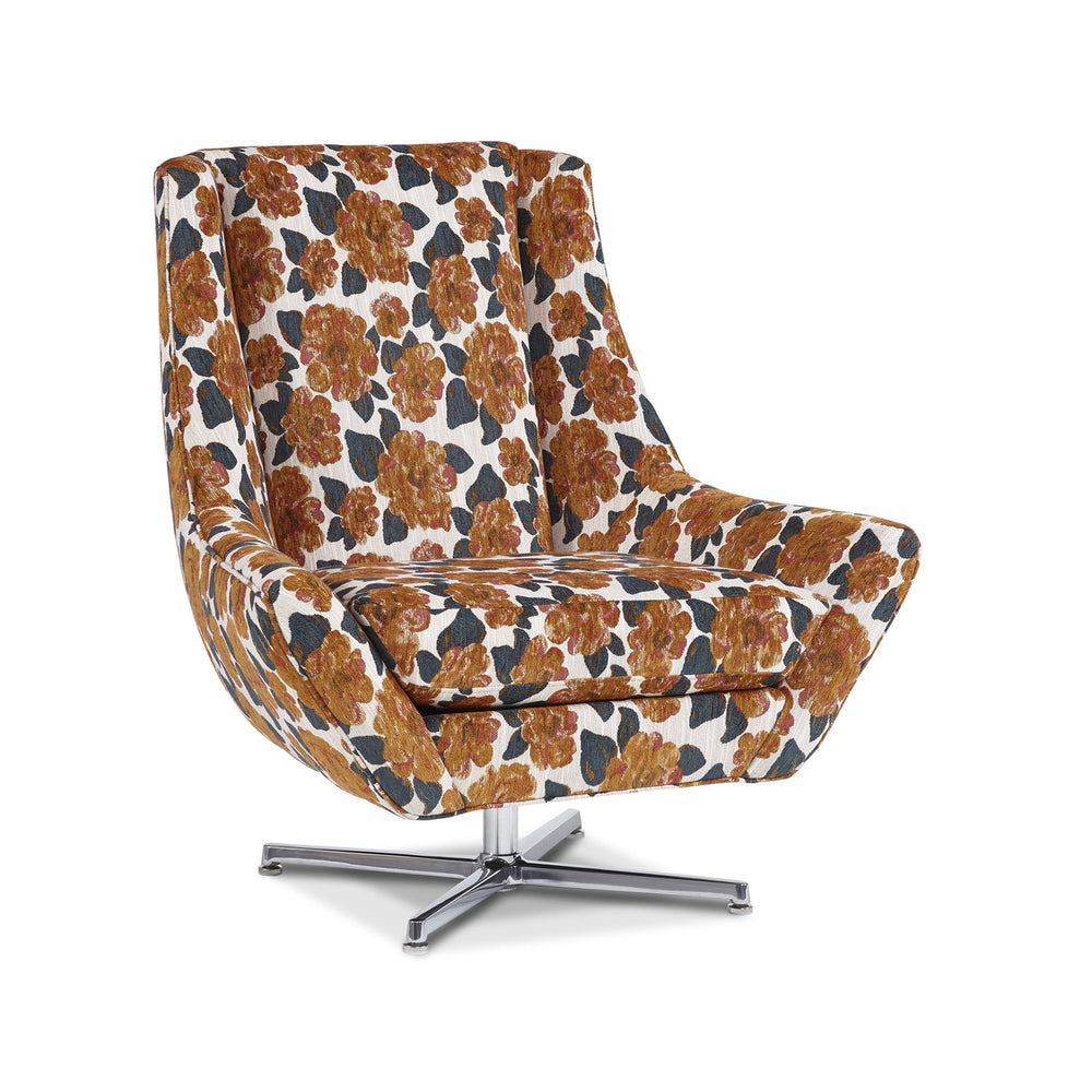 Jasper Swivel Chair-Precedent-Precedent-4113-C3-Lounge ChairsFabric-2-France and Son