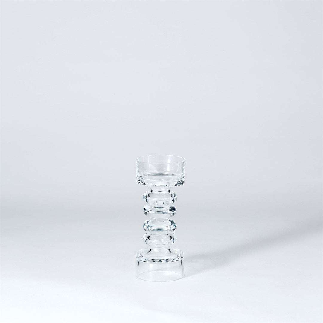 Glass Ribbed Candleholder/Vase-Global Views-GVSA-1520-Candle HoldersSmall-3-France and Son