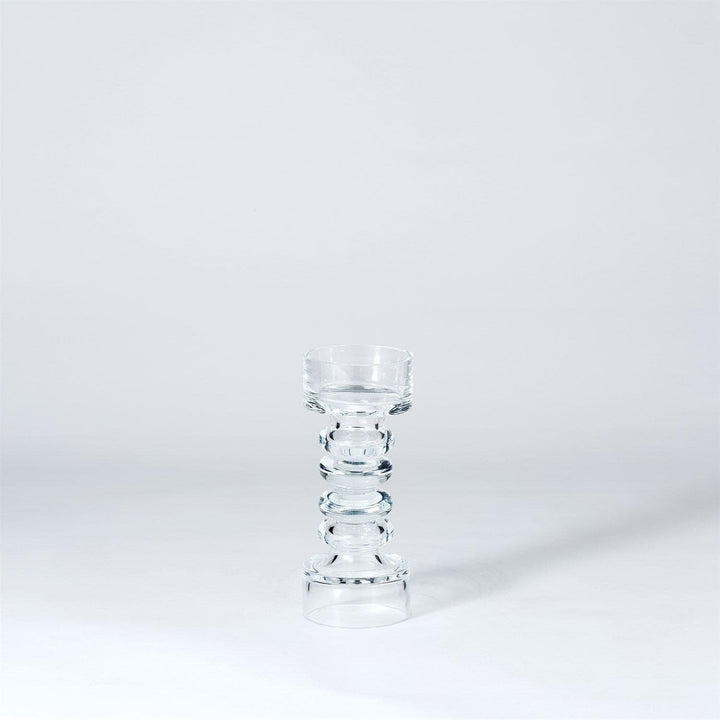 Glass Ribbed Candleholder/Vase-Global Views-GVSA-1520-Candle HoldersSmall-3-France and Son