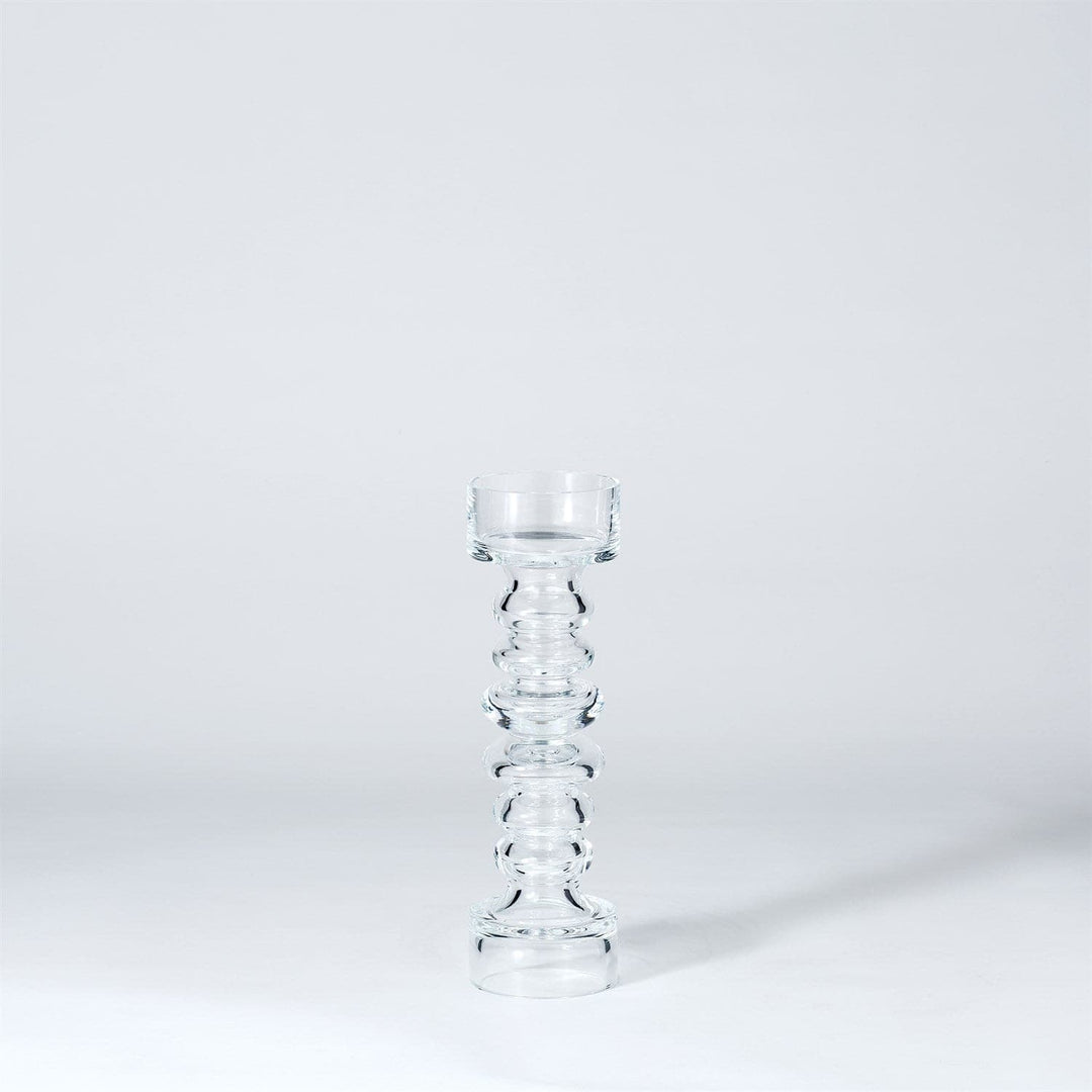 Glass Ribbed Candleholder/Vase-Global Views-GVSA-1521-Candle HoldersMedium-4-France and Son