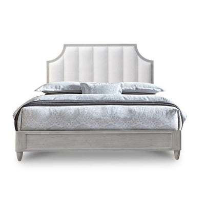 Cezanne King Bed-Hickory White-HICW-415-20GB-BedsGrey Breeze-1-France and Son